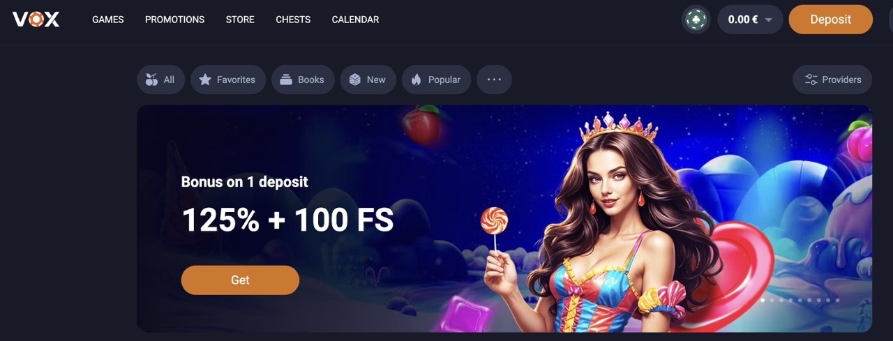 VOX Casino - Kompletny przewodnik po grach, bonusach i strategii